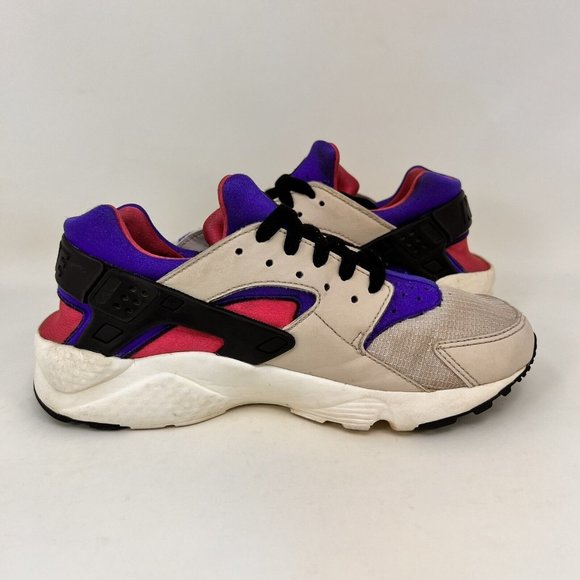 Nike Huarache Running Shoes Desert Sand Violet Size 6Y / Women’s Size 7.5 - Picture 6 of 9